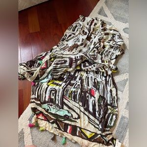 KATE SPADE Havana print scarf
